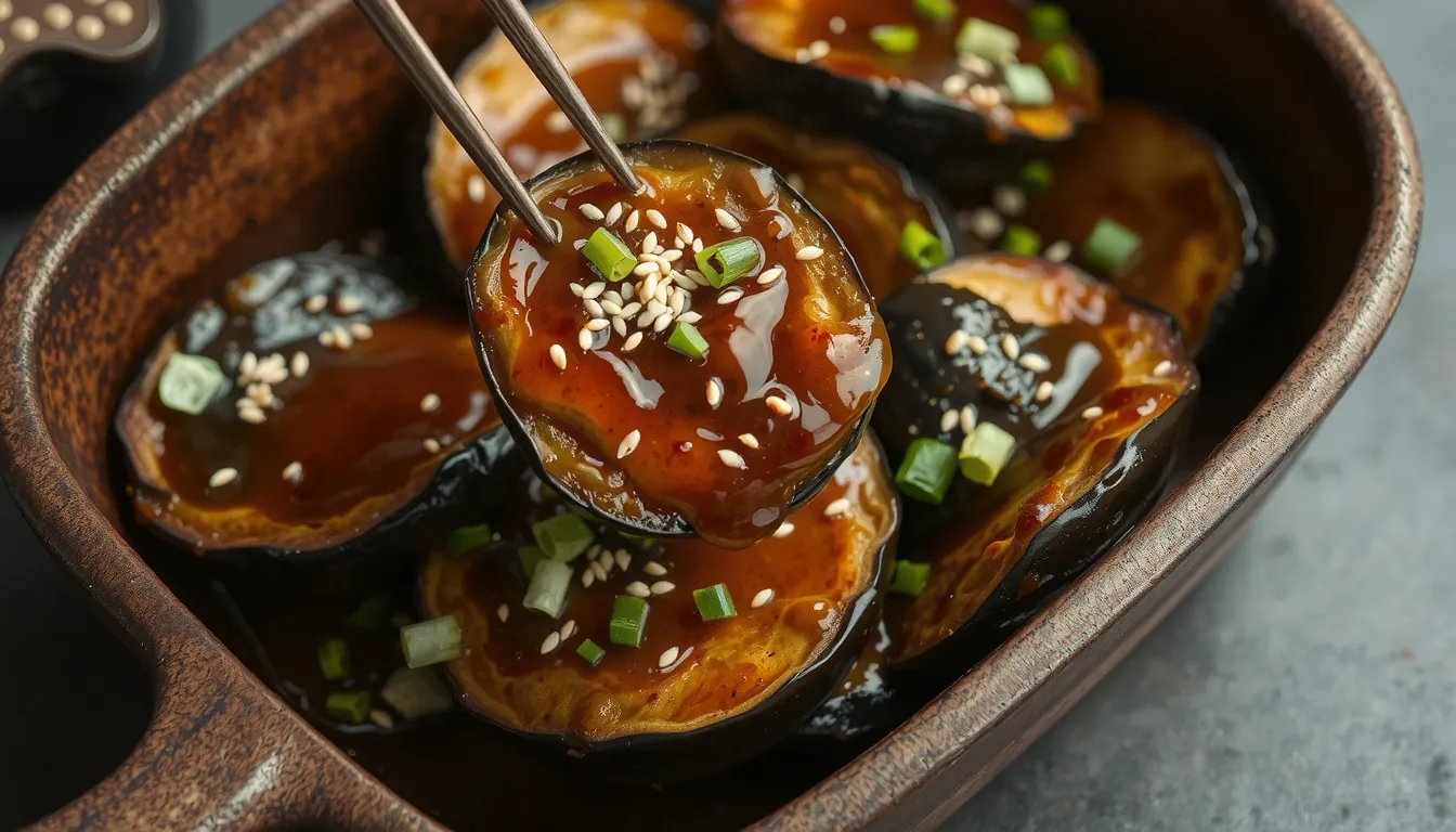recette aubergine chinoise au four