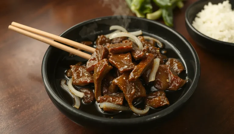 Bœuf caramélisé à la sauce soja : recette facile et rapide au wok