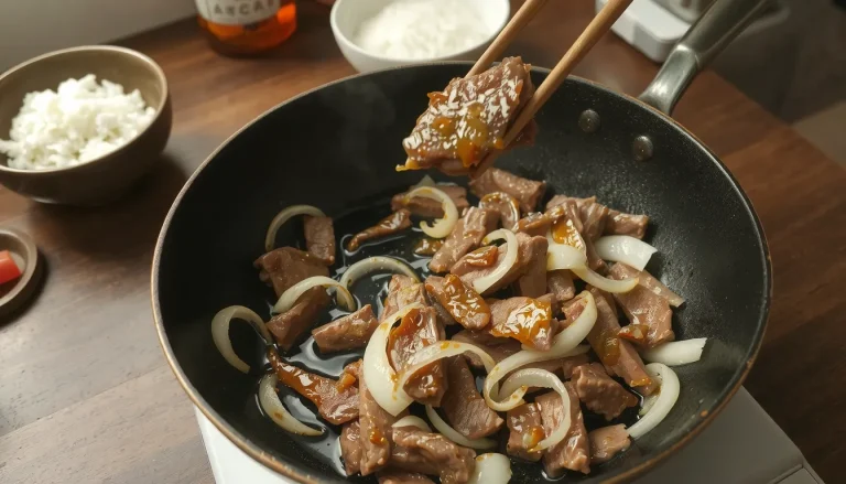Bœuf aux oignons au wok : la recette authentique et facile
