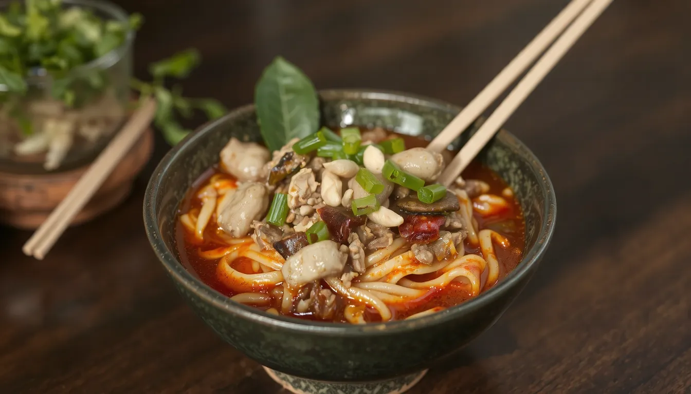 nouilles dan dan recette