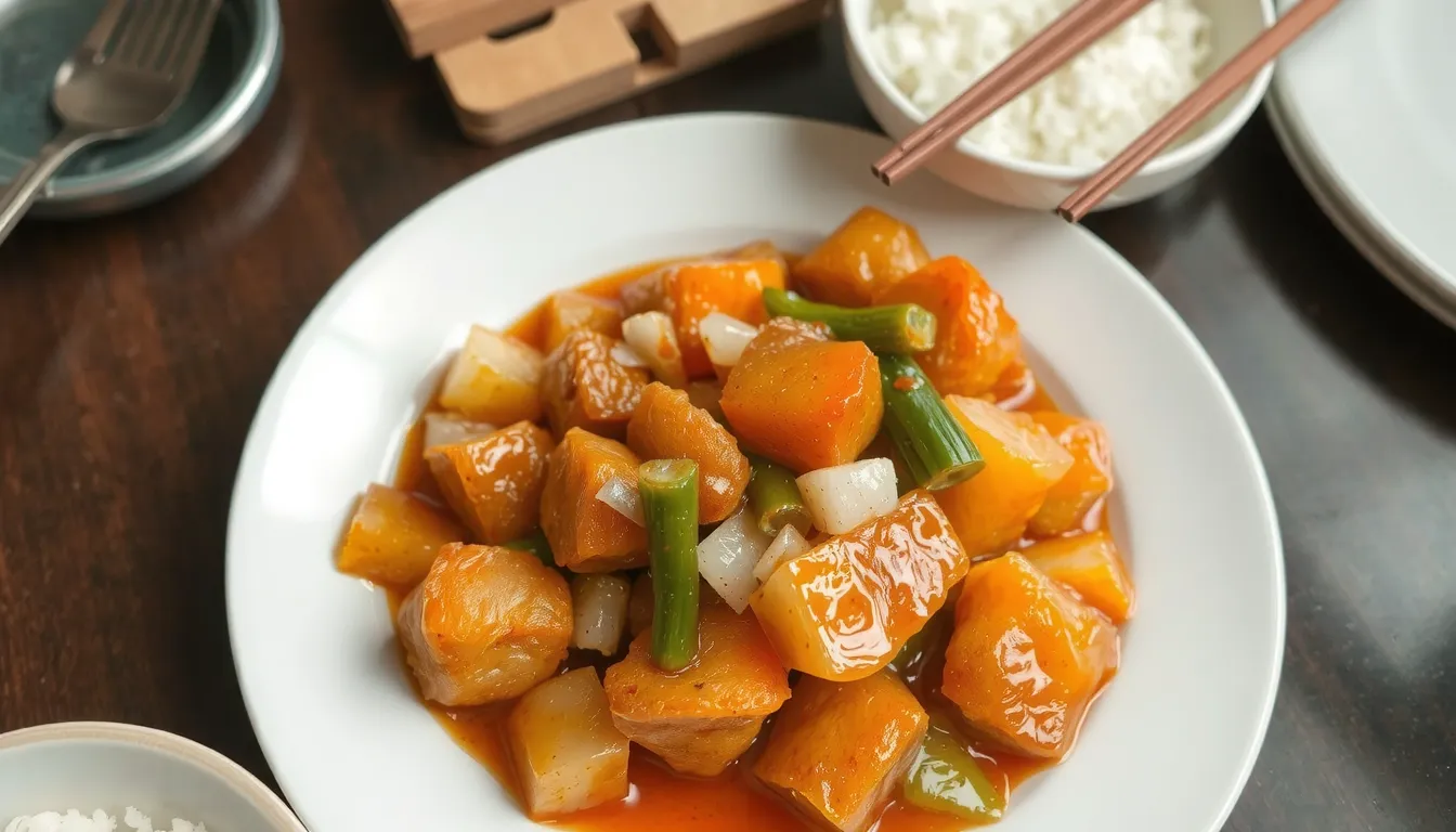 recette porc aigre-doux chinois