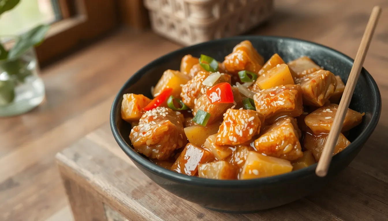 porc à lananas recette chinoise