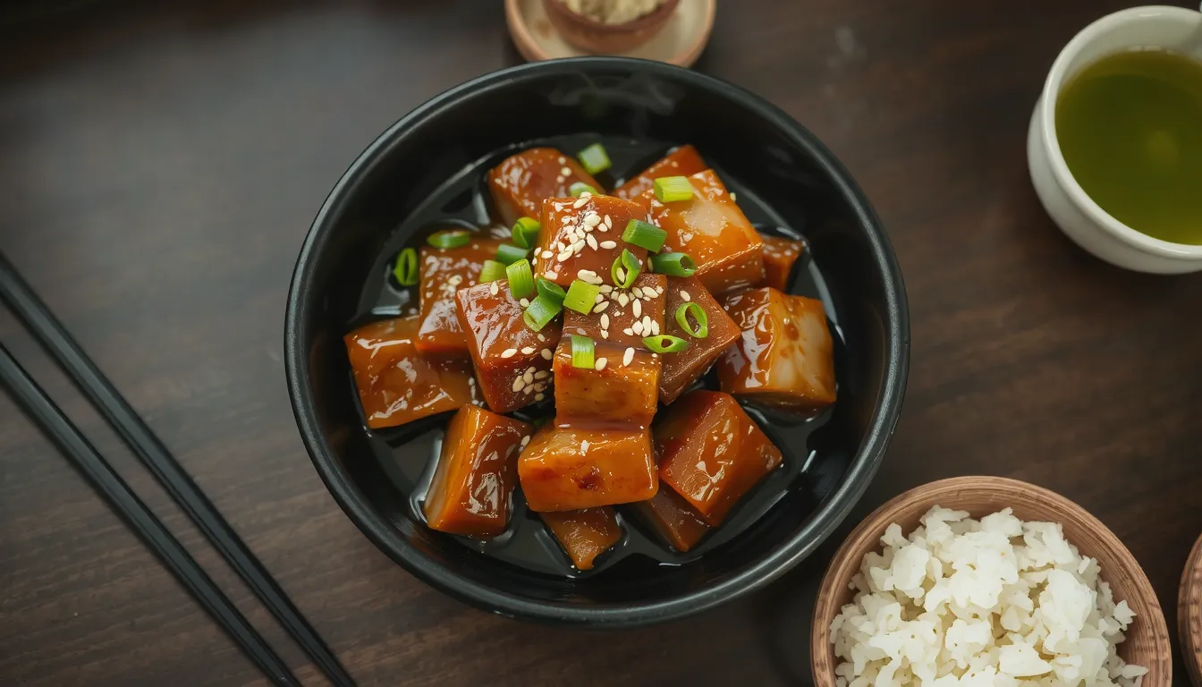 recette porc caramélisé chinois