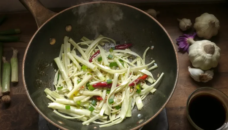 Recette de Pousses de Bambou Sautées : 7 Plats Rapides et Faciles