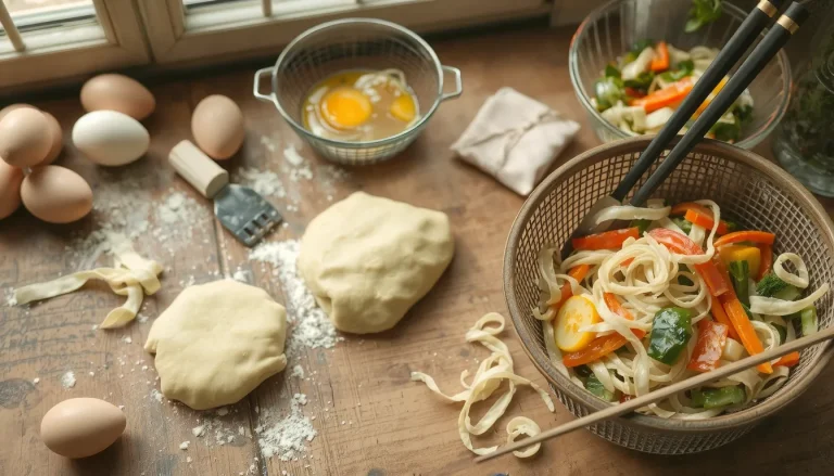 Nouilles aux œufs : recette facile, ingrédients et astuces de chef