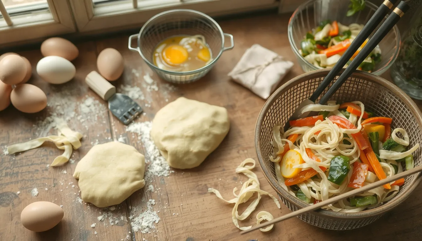 recette nouille aux oeufs