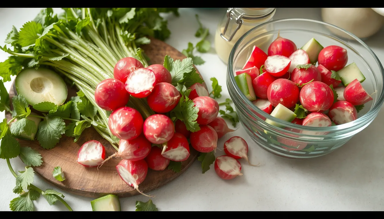 recette de radis en salade