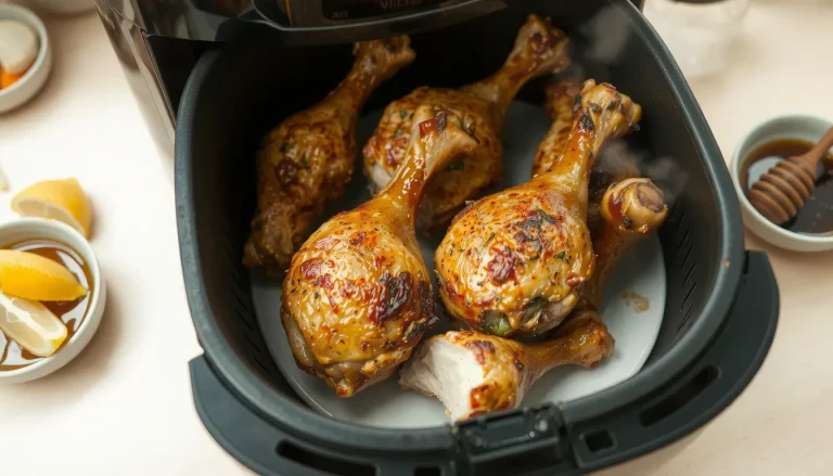 Pilon de poulet air fryer : recette croustillante et juteuse en 20 minutes
