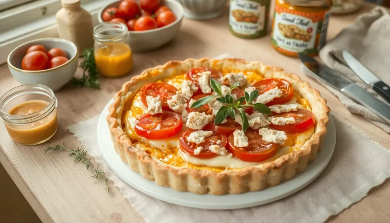 Tarte thon tomate moutarde : la recette facile et rapide en 40 minutes